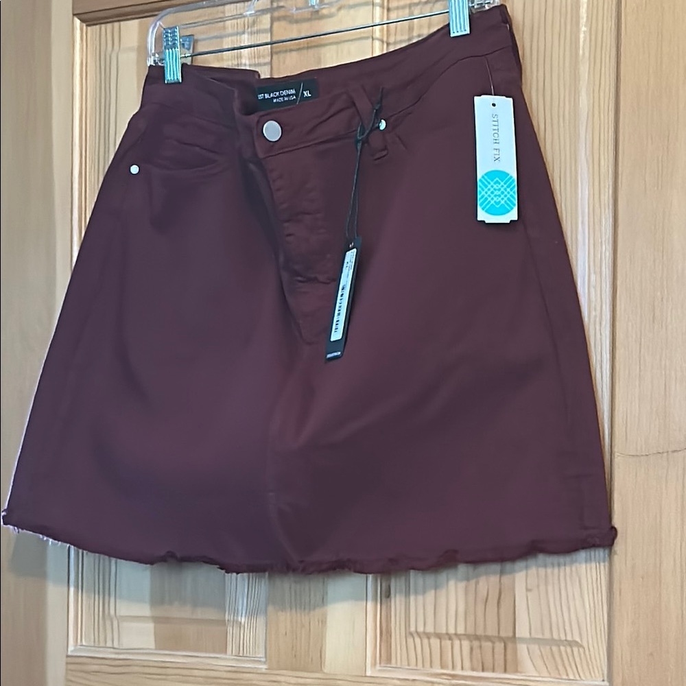 Stitch Fix Women's Burgundy Skirt